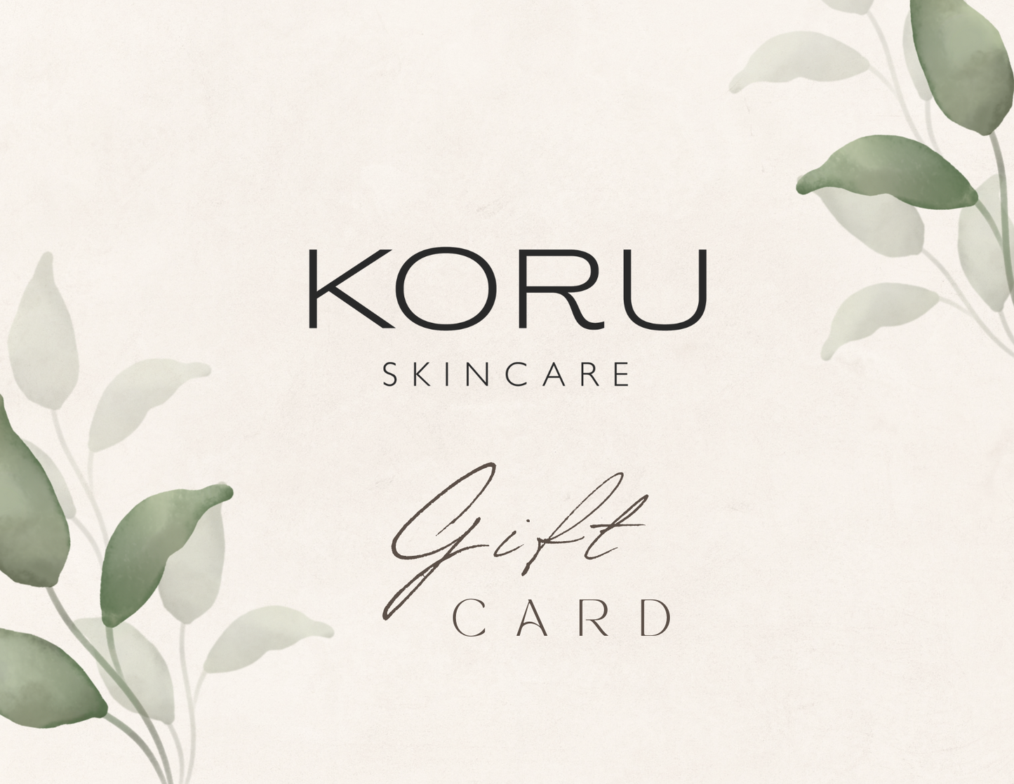Koru Skincare Gift Card (Black Friday)
